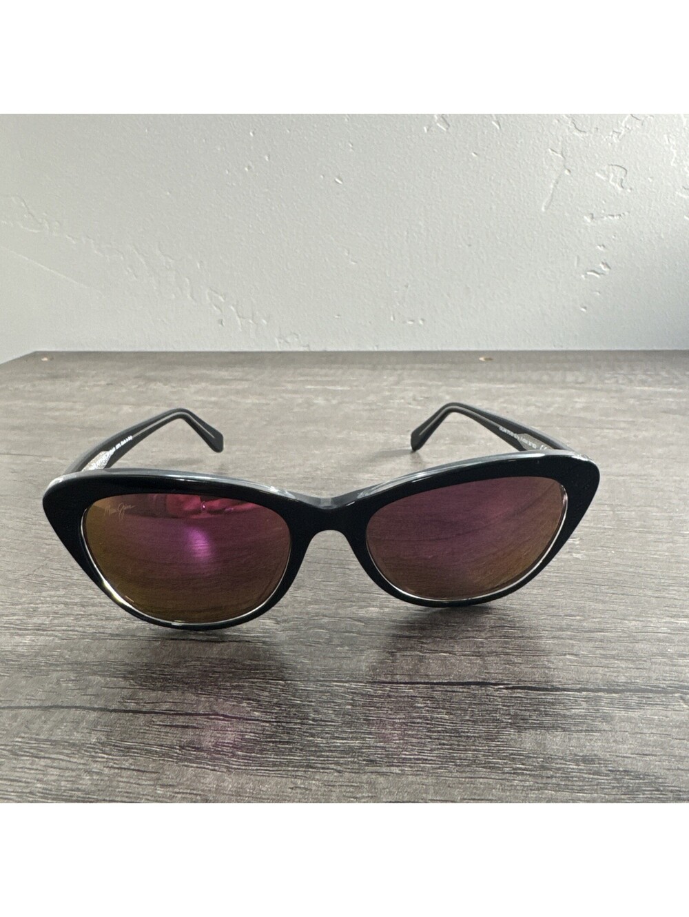 Maui Jim Kalani MJ818-02X Sunglasses Cat Eye Black w/ Crystal FRAME ONLY